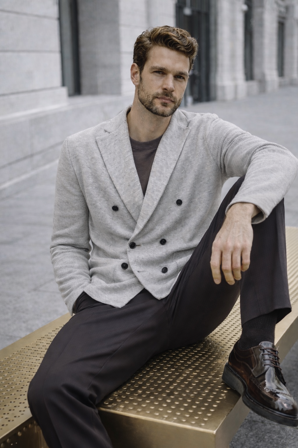 KAYA Dobbeltradet Cardigan